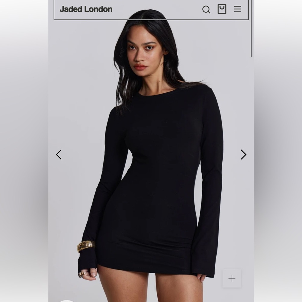Jaded London Black Wings Mesh Dress - Brand New - never worn